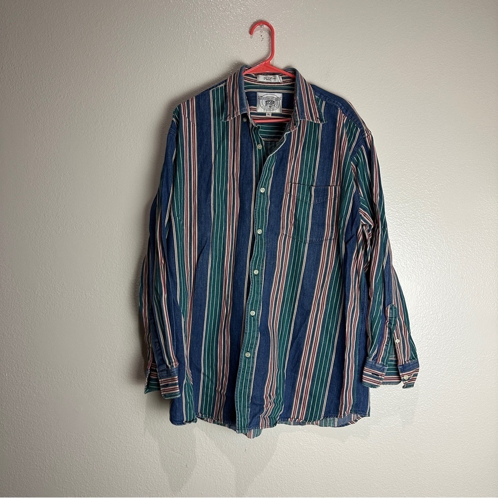 John Ashford Sport Vintage Button Up Shirt Size XL